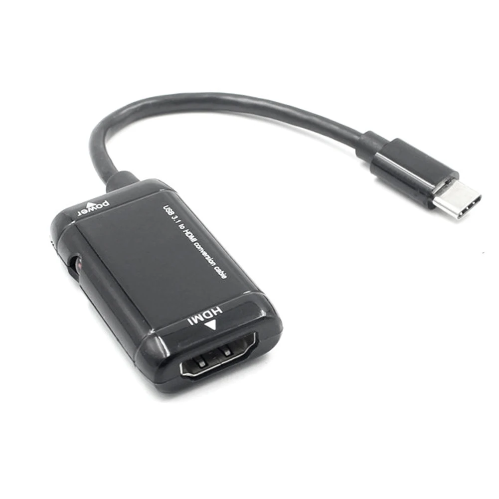 Usb type C к HDMI адаптер конвертер «Папа-мама» для MacBook huawei mate 20 Smasung поддерживает выход видео высокой четкости