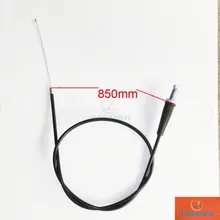 22 мм резиновая дроссельная заслонка кабель с прозрачным алюминиевым поворотом для карманного велосипеда, грязи, питбайк 1 пара