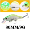1Pcs Fishing Minnow Hard Lure Wobbler Fishing Crankbait Tackle 80mm 9g Floating water 3D Eyes Artificial bait Bass Isca pesca ► Photo 2/6