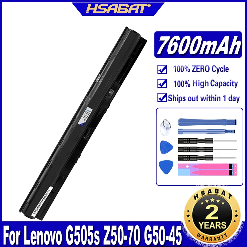 Аккумулятор HSABAT L12m4e01 для ноутбука Lenovo G505s 7600 Z50-70 G500s Ideapad Z710 L12L4A02 L12M4A02 L12M4E01 L12S4A02 G50-45