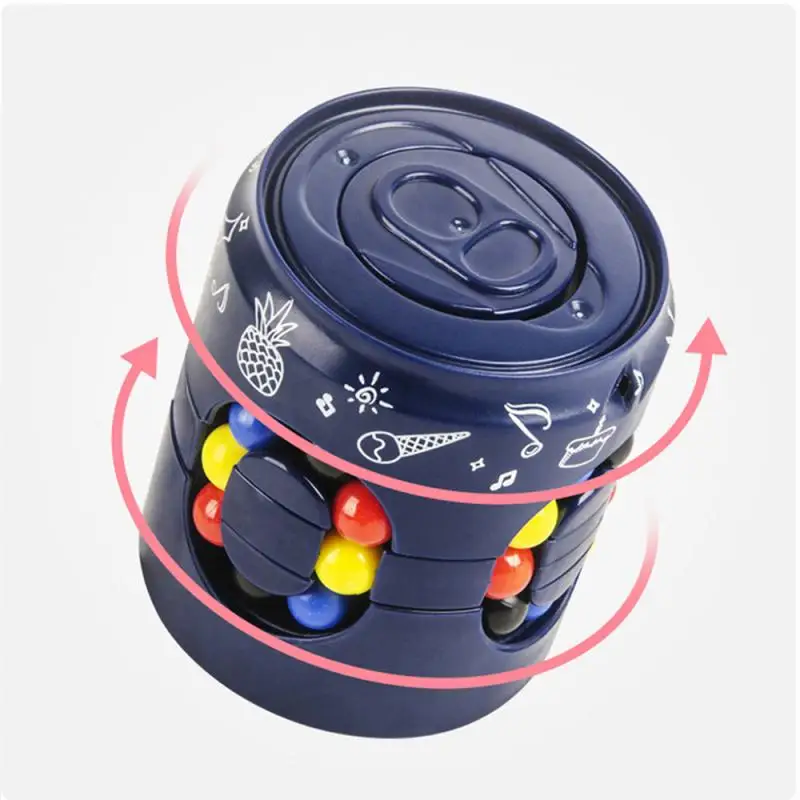 New Fidget Toys Colorful Beans Finger Spinning Stress Relieves Toys Early Educational Toy For Children Adults Baby Kids Gift