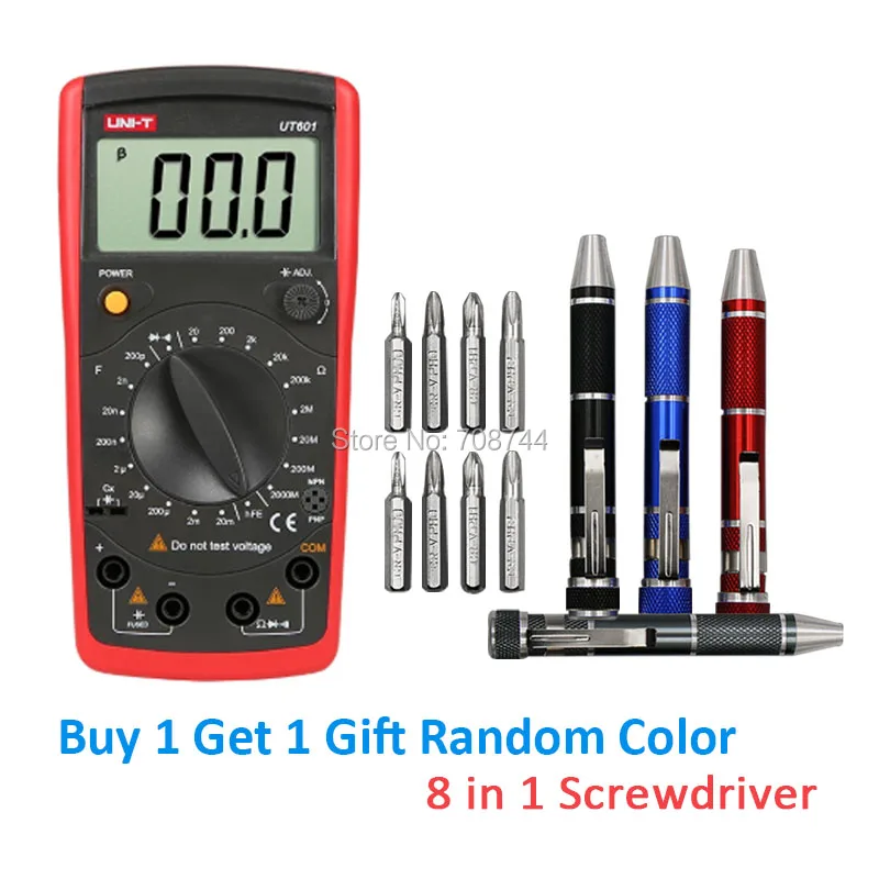 UNI T UT601 Manual Range Inductance Capacitance Meters w/ Continuity