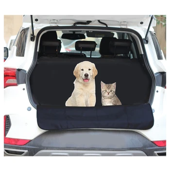 

Car Pet Trunk Mat Tarpaulin Waterproof Oxford Cloth Dog Cat Back Seat Covers Rear Auto Pad Car Protection Blanket