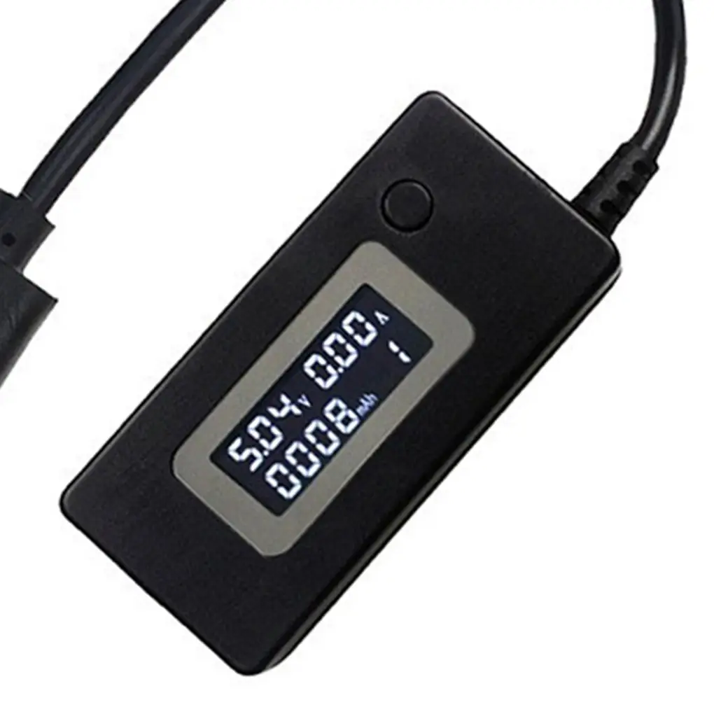 Горячая ЖК-дисплей USB Напряжение/Ампер Измеритель мощности тест er мультиметр тест скорости зарядных устройств