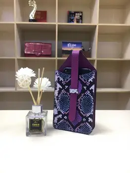 

HotPhone Bag Wallet Pouch Colorful Snake Pattern Leather Shoulder Bag Wrist Handle Pouch Bag