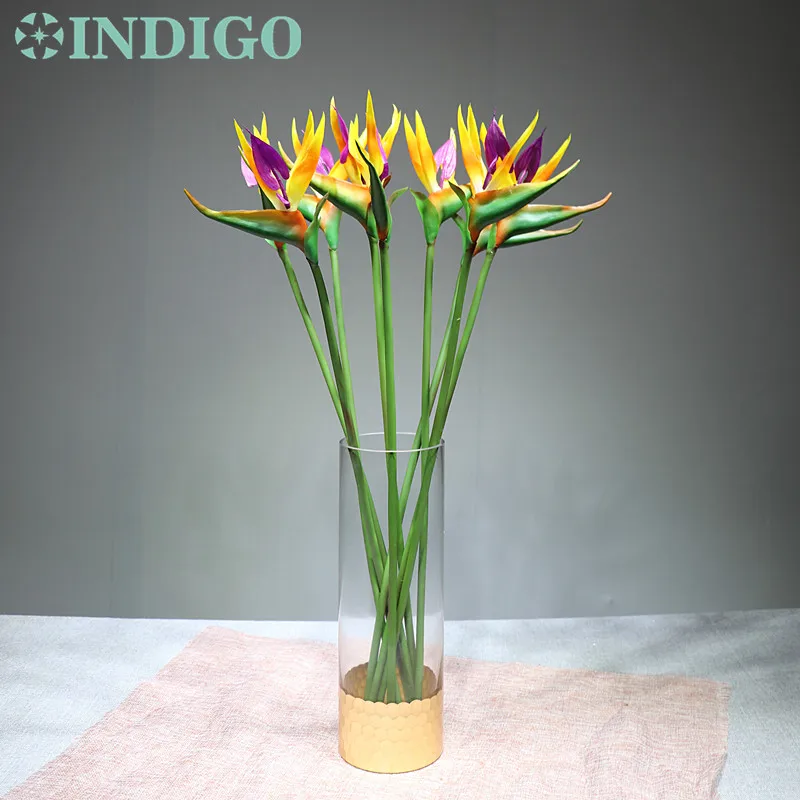 INDIGO-DIY, желтый цветок, анемон, Орхидея, тюльпан, Калла, Мимоза, кружевной цветок, Калла, Рождество, свадьба, событие