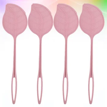 

4pcs Plastic Mosquito Flyswatter Durable Creative Fly Swatter Pest Control Tool Manual Swatter for Home Bedroom