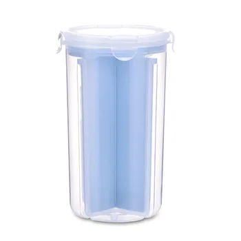 

Home Kitchen Storage Jar Sealed Anti-moisture Sorting Grids Beans E2S