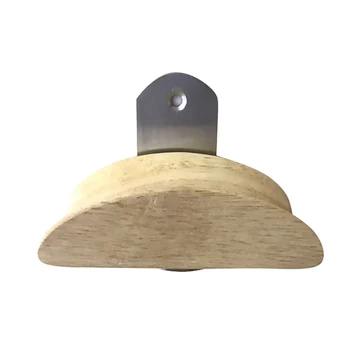 

Wall Mounted Headset Hanger Home Display Stand Holder Universal Solid Wood Storage Rack Hook Desk Accessories Self Adhesive