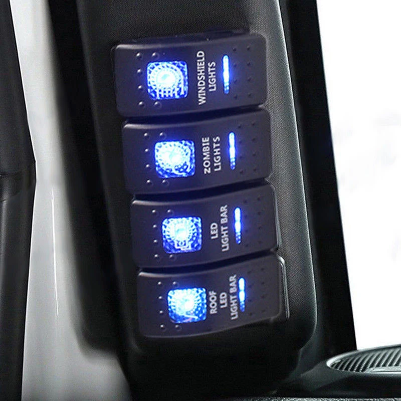 

Left Side A-Pillar Rocker Switch Pod Panel For Jeep Wrangler JK 11-2018Unlimited