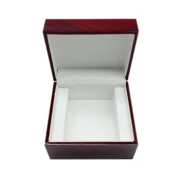 

Square Wooden Watch Box Wood Vintage Watch Box Bangle Pillow Box for Men Women Birthday Gift LL@17