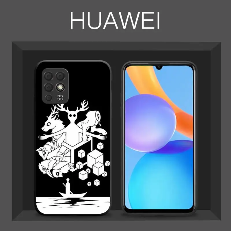 Чехол для телефона ржавое озеро с пазлами Huawei P40 P30 P20 Pro Mate 20 lite Honor 10 10i 9x 8a 8x |