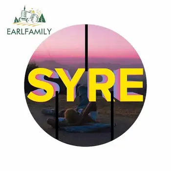 

EARLFAMILY 13cm x 13cm for Syre Urban Pink Sunset Vinyl Bumper Surfboard Windshield Scratch-proof Personality Anime Decal Decor