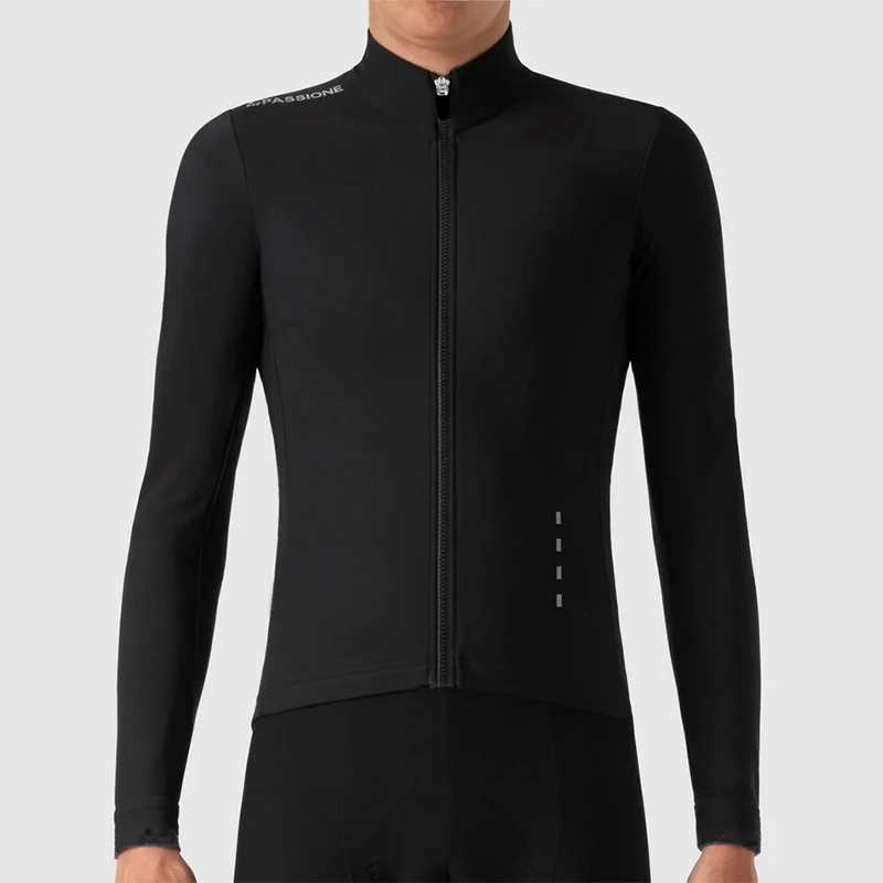 Jersey 02 Invierno Майо ciclismo Зимняя Теплая Флисовая футболка с длинным рукавом для велоспорта MTB Джерси для велоспорта - Цвет: Jersey 02