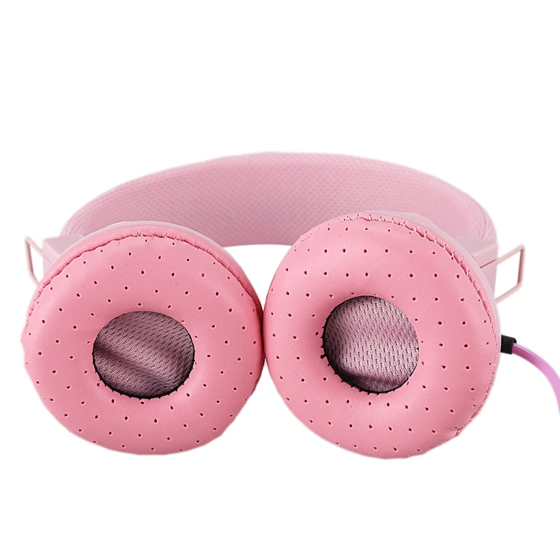 Fashionable Headset Foldable Design Children Kids Over Wired Earphones Headband Kids Girl Headphones For Ipad Tablet
