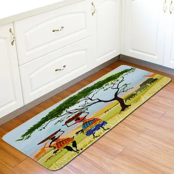 

New long 55*160 African women non-slip mat kitchen bathroom lobby mat