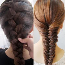 4pcs/set Magic Hair Braiding Twist Curler Set Hairpin Holding Braiders Pull Hair Ponytail DIY Tool TEEA889