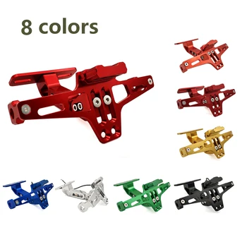 

Motorcycle Adjustable Angle License Plate Holder Bracket CNC Aluminum For Honda Black SpiRit NC750 S X CB 1100 F 1000 600 600F