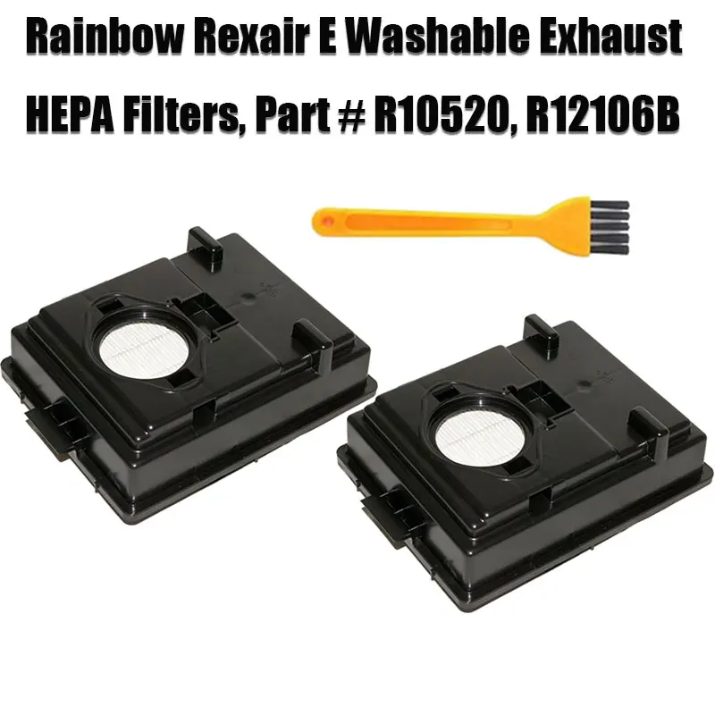 

Washable Rainbow Rexair E Series Grid Filters Part # R10520 R-10520 R12106B R12179 vacuum cleaner hepa kit parts accessories
