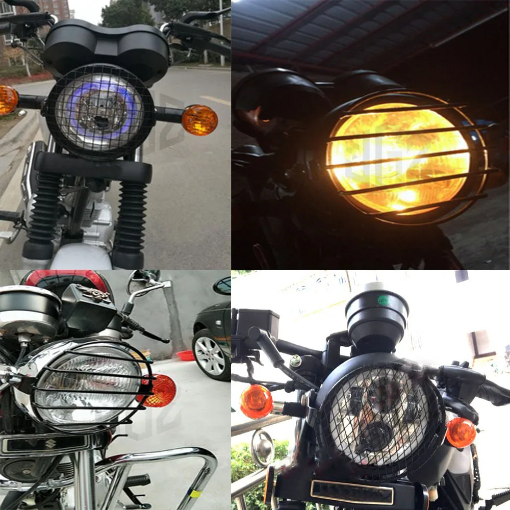 7-inch-Motorcycle-Universal-Vintage-Headlight-Protector-Retro-Grill-Light-Lamp-Cover-For-Harley-Ducati-Chopper