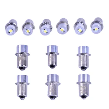 

P13.5S 1W 3-15V LED Flashlight Light Bulb High Bright LED Emergency Work Light Lamp Flashlight Replacement Bulb Torches