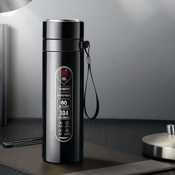 

600ml Thermos 304 Stainless Steel Vacuum Flasks Thermoses Tea and Water Isolated Mug Gift Insulation Water Bottle