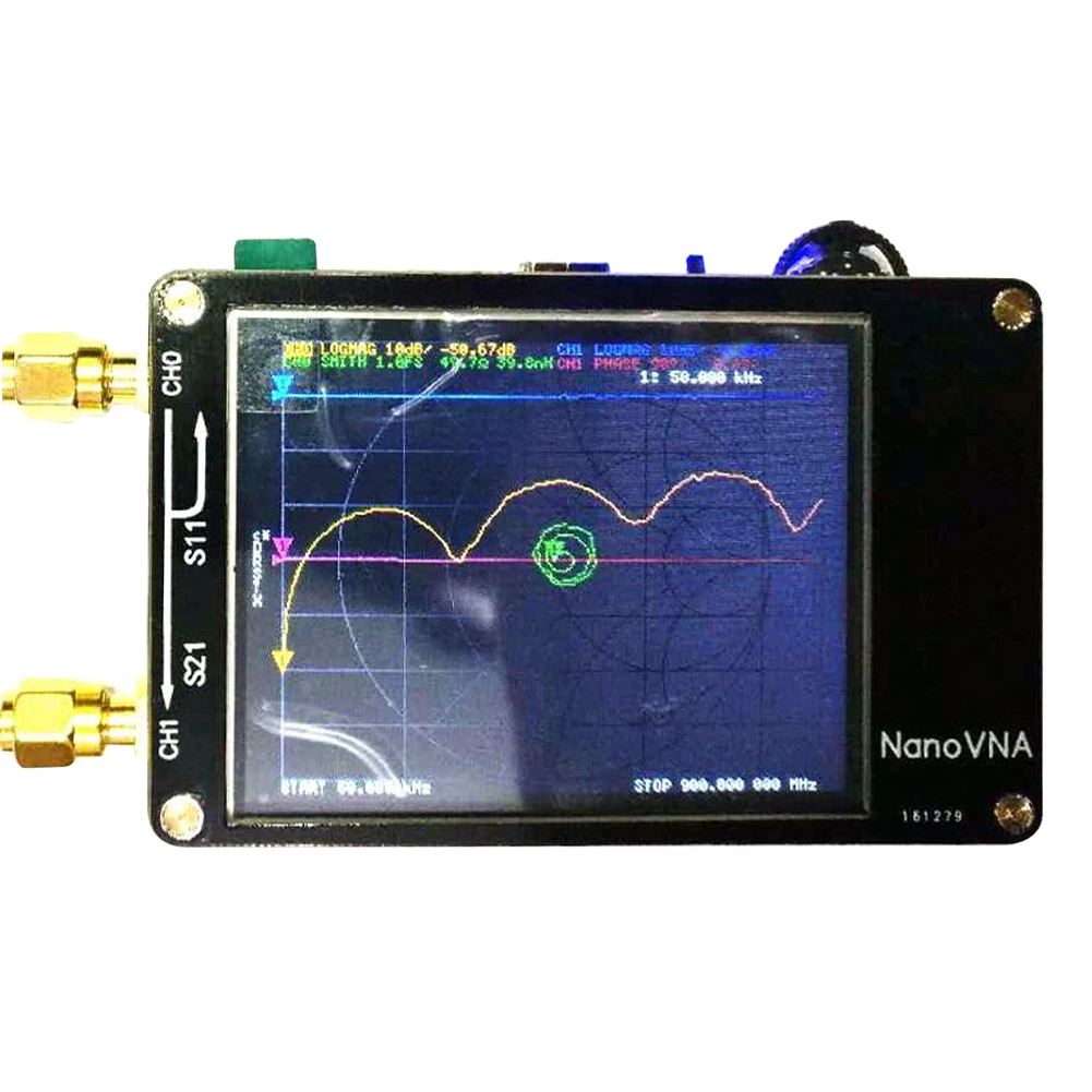 

Shortwave Electronic Measuring UHF Touch Screen 50KHz - 900MHz VHF HF MF Network Analyzer Standing Wave Digital Display Antenna
