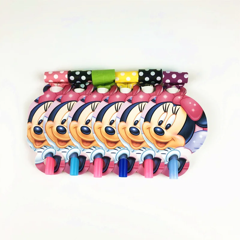 12pcs Lot Minnie Funny Cartoon Blowout Whistles Kids Birthday Party Wedding Blowing Dragon Favor Toys Baby Shower Party Supplies Noise Makers Aliexpress