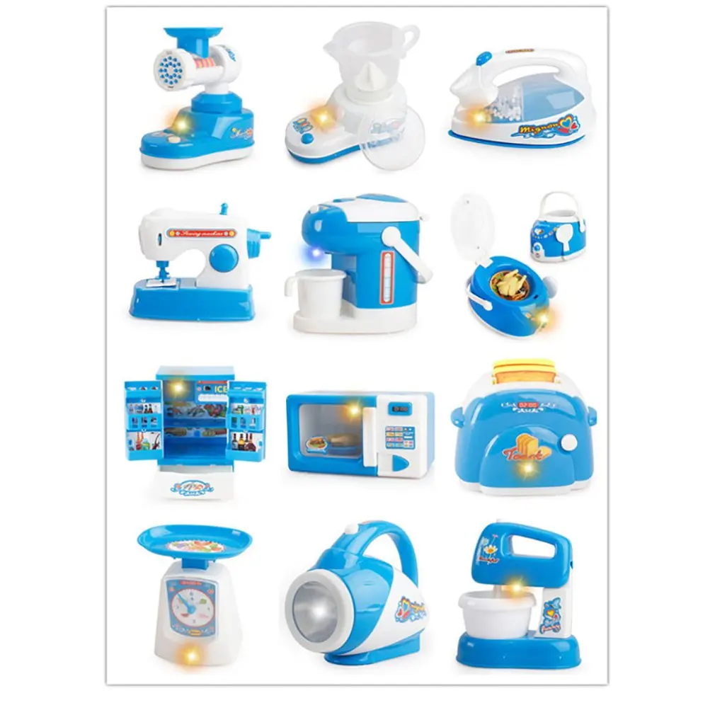 Пластиковая имитация ролевой игры Электрический Железный кухонный прибор головоломка Детская мода кухонные игрушки мебель игрушки подарок