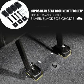

Rear Seat Recline Kit For Jeep Wrangler JK 4 Door 2007-2017 Delrin Mount Bolts Washers Set SUV Back Seat Spare Parts