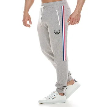

New Joggers Jogging Pants Men Striped Sport Pencil Pants Fitness Sweatpants Soccer Long Trousers Gym Training Pants Sportswear
