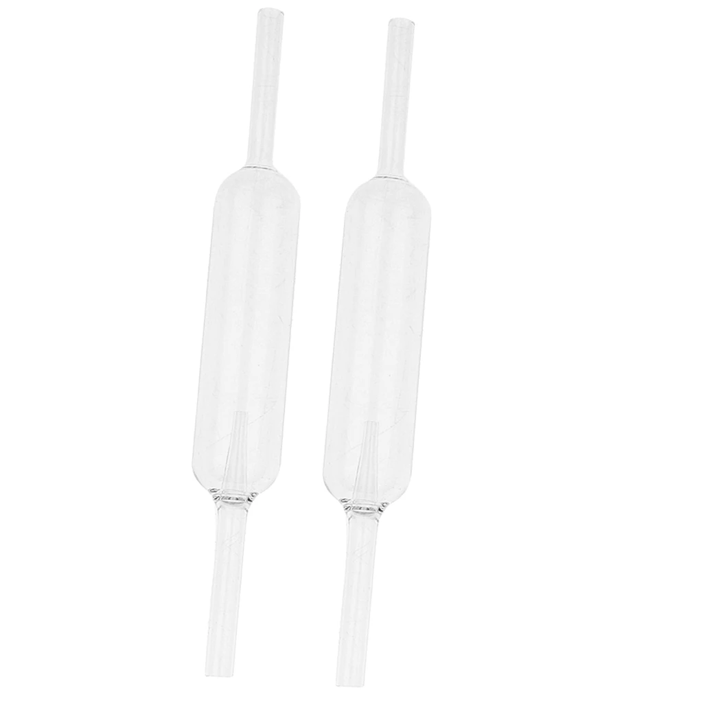 2x Aquarium Fish Tank CO2 Monitor Glass with Bubble Counter Easy To Assemble