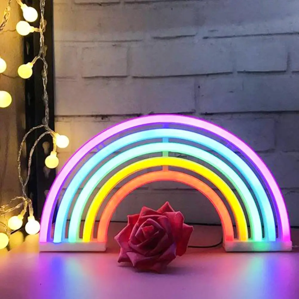 

LED Light Colorful Party Decor Cute LED Night Light Night Light Ip44 Neon Lights Lamp Romantic Festival Home Decoration