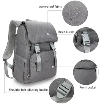 

Diaper Bag Waterproof Oxford Large Capacity Travel Backpack Maternity Baby Bag Backpack for Mom & Dad With USB Charge Drop Ship