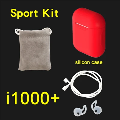 I1000 tws HighTechX Edition Pop up PK w1 h1 чип беспроводные наушники Bluetooth наушники-вкладыши чип - Цвет: i1000 sport red