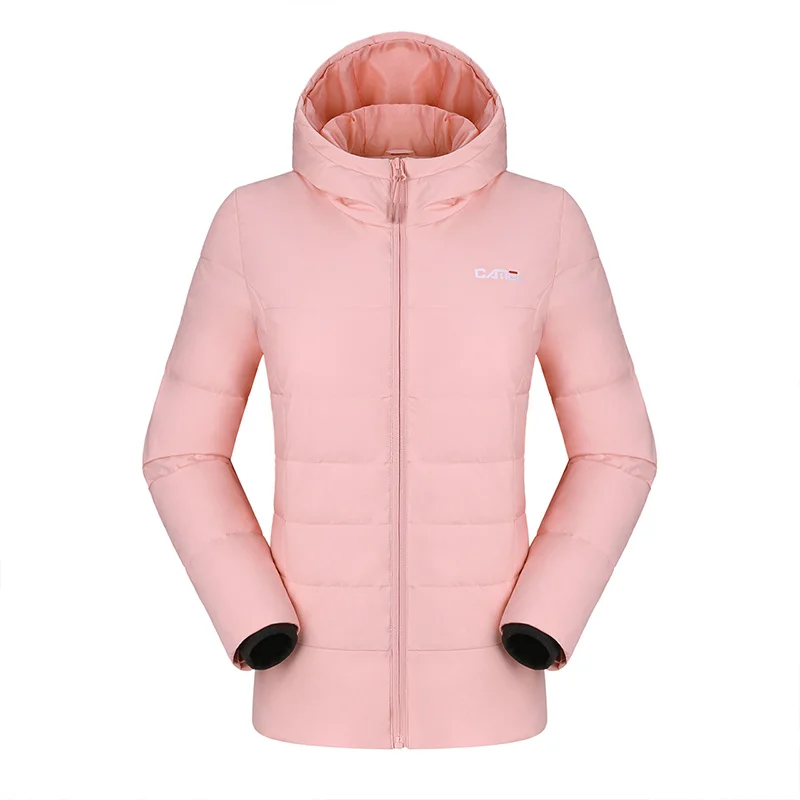 CAMEL, женский, мужской пуховик, зимний, Northface, гусиный, короткий, с капюшоном, пальто, водонепроницаемый, гусиный, ветрозащитный, для походов, для улицы, ультра тонкий - Цвет: 108Pink Female