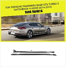 Карбоновые боковые юбки бампер фартуки для Porsche Panamera Base GTS Turbo S хэтчбек 4 двери 2014-2016