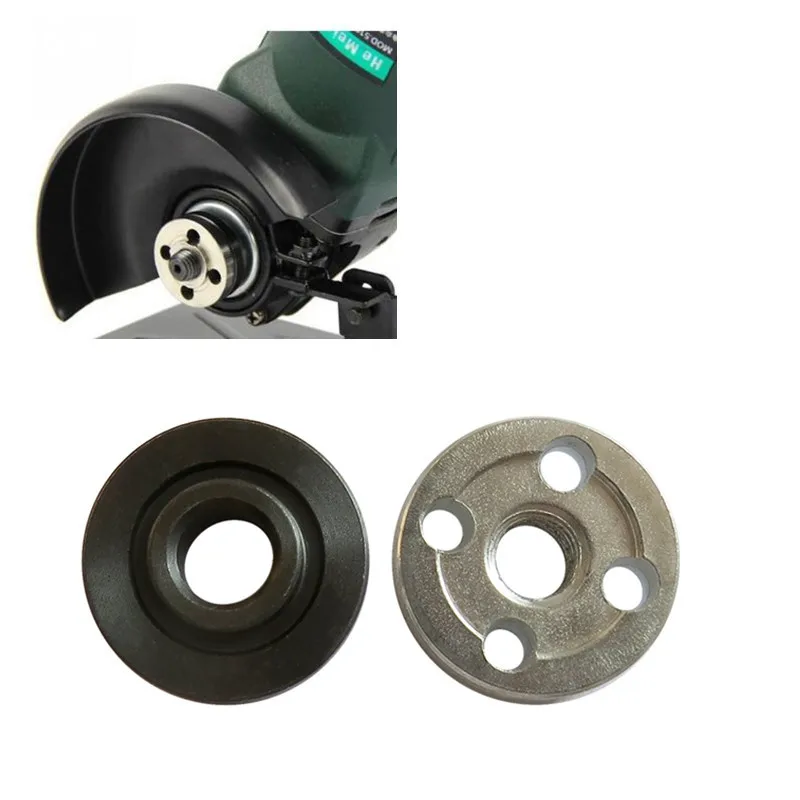  2pc/set Angle Grinder Flange nut disc Inner Outer Lock cutting Power tool replacement part for aper