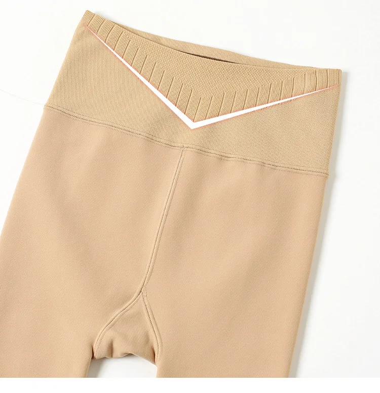 Frauen Strumpfhosen Höhe 150 -190cm Verlängert Bare Bein Artefakt Hoch Super Lange Flesh Farbe Verdickt Unten Winter Plüsch engen – Detail 23