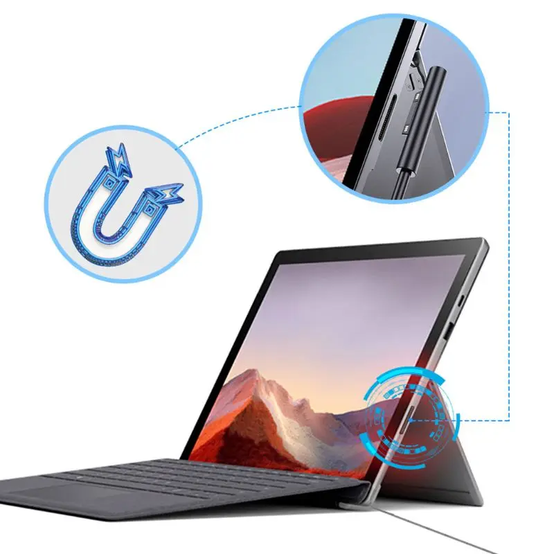 1.8m Usb Type-C Power Supply Charger Adapter 15v 3A Pd Fast Charging Cable For Microsoft Surface Pro 3 4 5 6 7