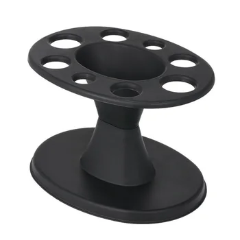 

With Holes Hair Roller Home Organizer Comb Storage Stand Round Practical Styling Tool Rack Brushes Holder Salon Shelf Display