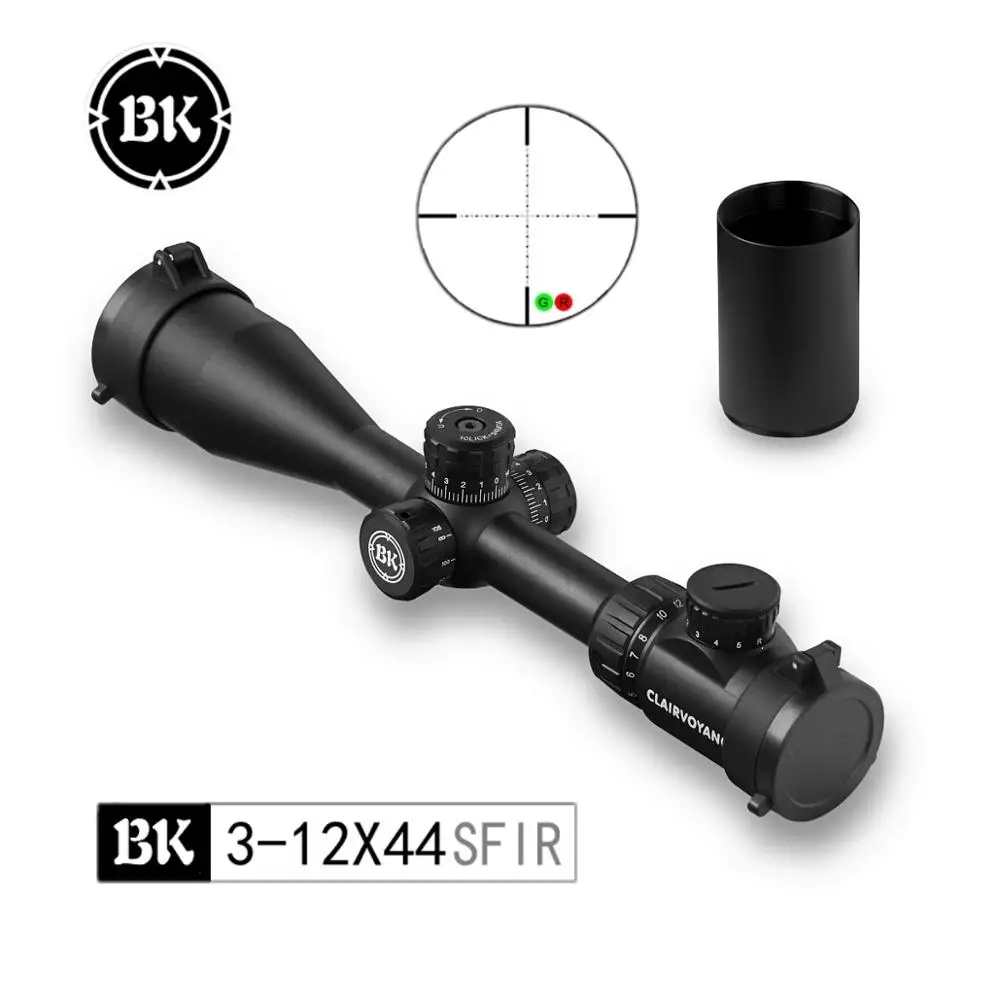 Bobcat King Rifle Sight BK 3-12X44 SFIR снайперский охотничье ружье прицел с красной/зеленой мельницей точка маска Airgun диапазон оптический прицел