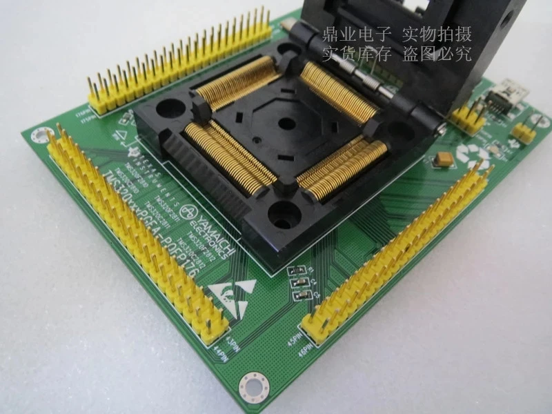 US $185.40 Original TI IC Test Seat TMS320F283354325TMS320C28234 Burning Programm Socket Adapte