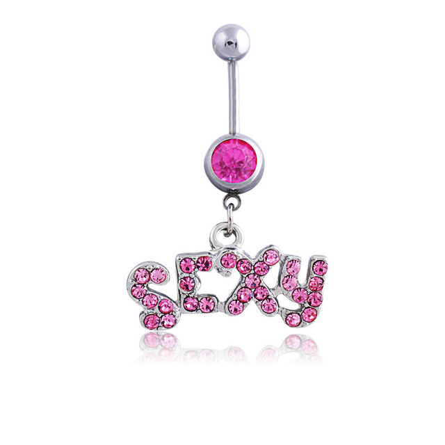 Belly Button Ring 14G Cute Fox Belly Ring Bunny Sexy Navel Piercing Rabbit Belly Bar Elephant Ombligo Pircing Owl Cat