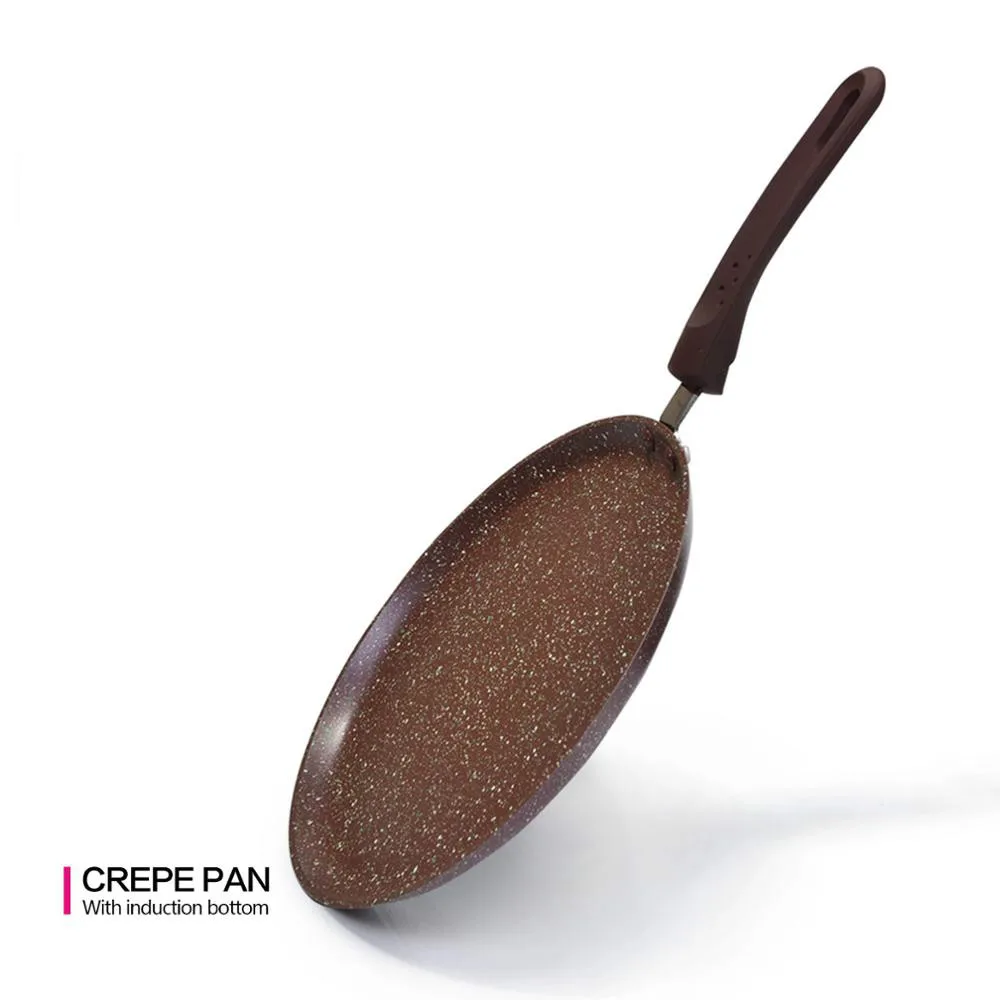 

pan for pancakes 20-24CM non-clad aluminum stone mosses for Induction Cooking Gas pan for pancakes