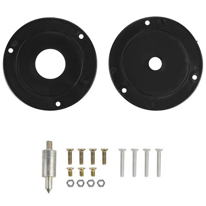 

Router Table Insert Plate Woodworking Benches Aluminium Wood Router Trimmer Models Engraving Machine with 2 Rings Tools