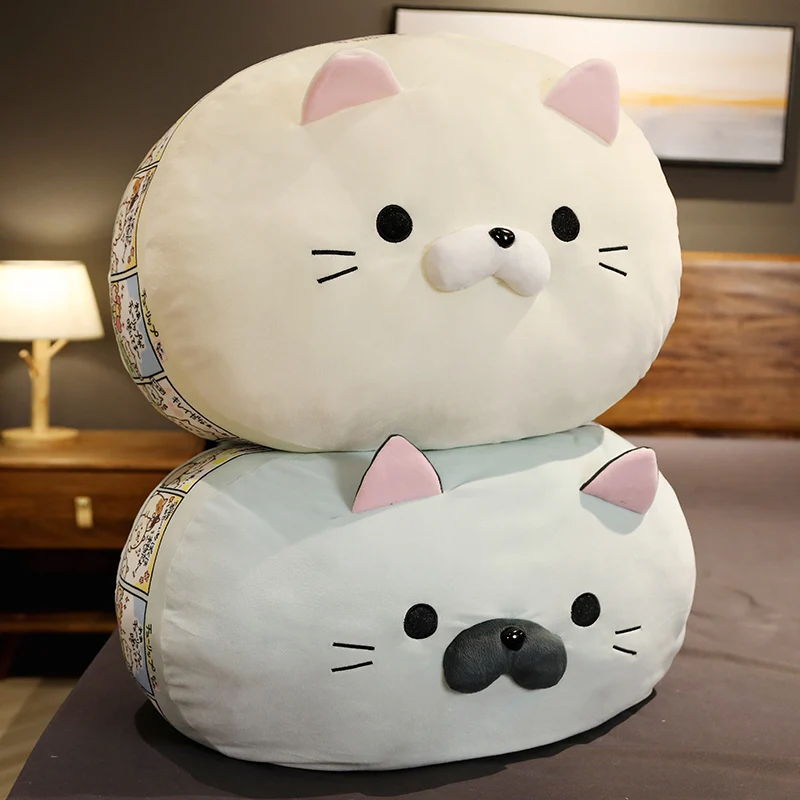 50cm Sumikko gurashi Pillow Plush Cat Soft Round Cushion Sofa Bed Sleeping Comfortable birthday Gifts | Игрушки и хобби
