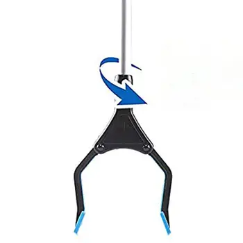 

Aluminum Alloy Foldable Long Trash Clamps Grab Pickup Tool Curved Handle Portable Factory House Pick Up Grabber Tools