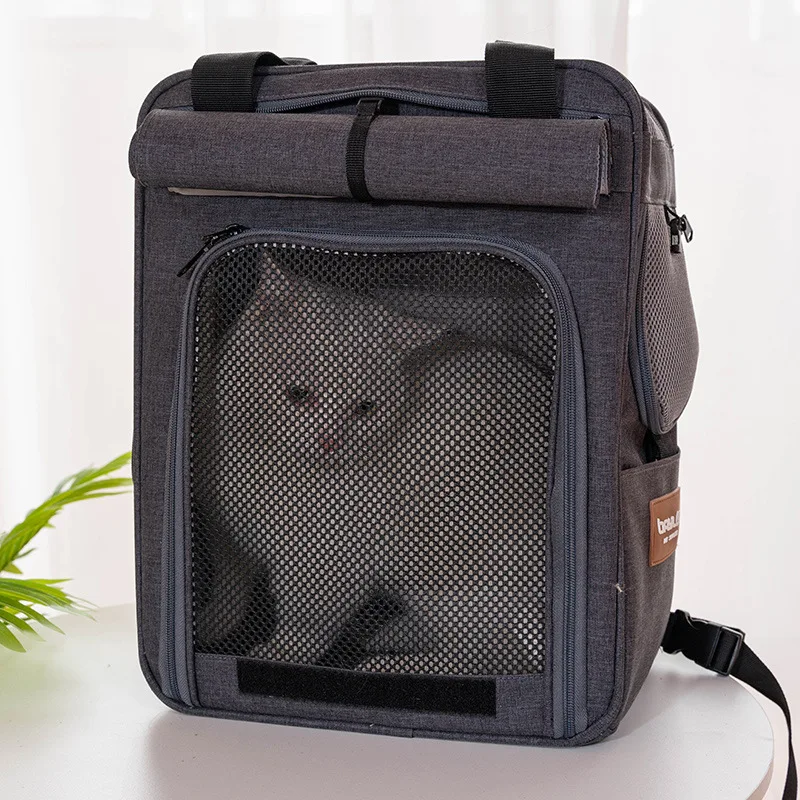 Pet Cat Carrier Backpack Travel Cats Bagpack Small Dogs Carrying Bag for Kitten Puppy Space Handbag Portable Products
