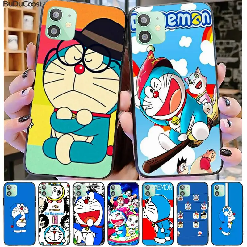 Обычный Милый мультяшный чехол для телефона с котом роботом iphone 11 Pro11 Pro Max X XS XR MAX
